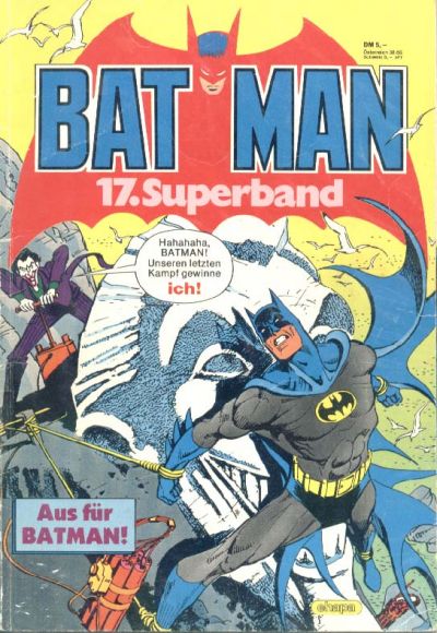 Cover for Batman Superband (Egmont Ehapa, 1974 series) #17