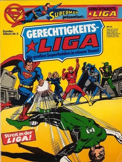Cover for Gerechtigkeitsliga (Egmont Ehapa, 1977 series) #5