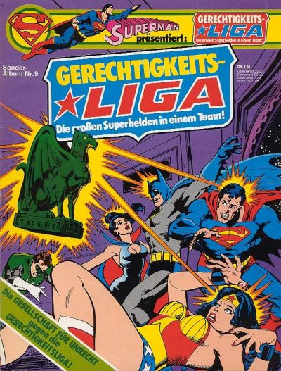 Cover for Gerechtigkeitsliga (Egmont Ehapa, 1977 series) #9