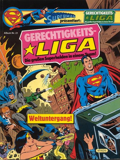 Cover for Gerechtigkeitsliga (Egmont Ehapa, 1977 series) #21