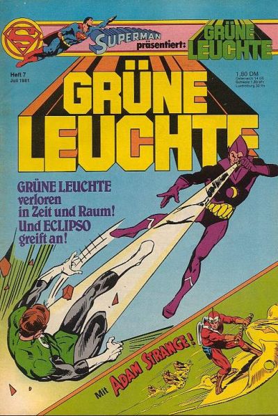 Cover for Grüne Leuchte (Egmont Ehapa, 1979 series) #7/1981