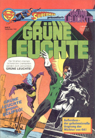 Cover for Grüne Leuchte (Egmont Ehapa, 1979 series) #9/1981