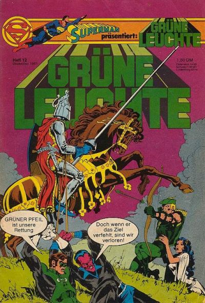 Cover for Grüne Leuchte (Egmont Ehapa, 1979 series) #12/1981