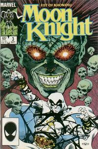 Cover for Moon Knight (Marvel, 1985 series) #3 [Direct]