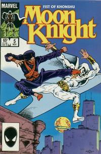 Cover Thumbnail for Moon Knight (Marvel, 1985 series) #5 [Direct]