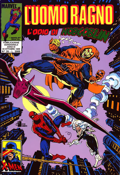 Cover for L'Uomo Ragno (Edizioni Star Comics, 1987 series) #35