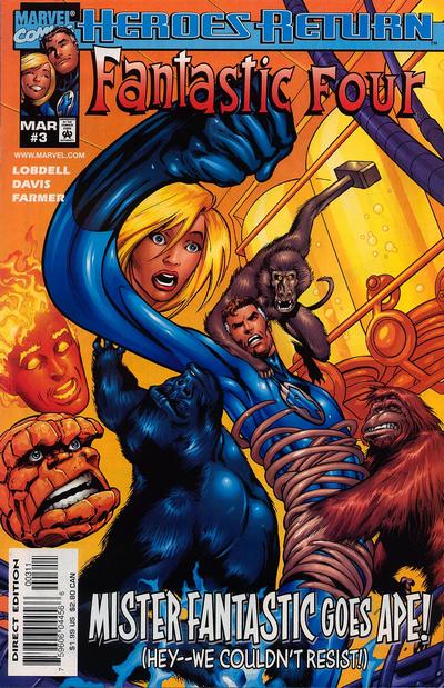 Cover for Fantastic Four (Marvel, 1998 series) #3