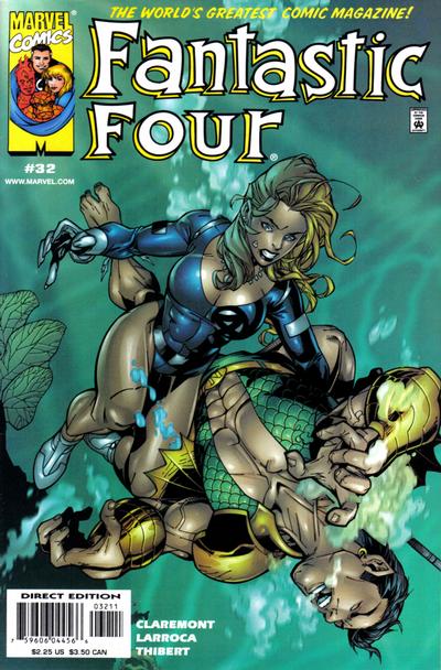 Cover for Fantastic Four (Marvel, 1998 series) #32 [Direct Edition]