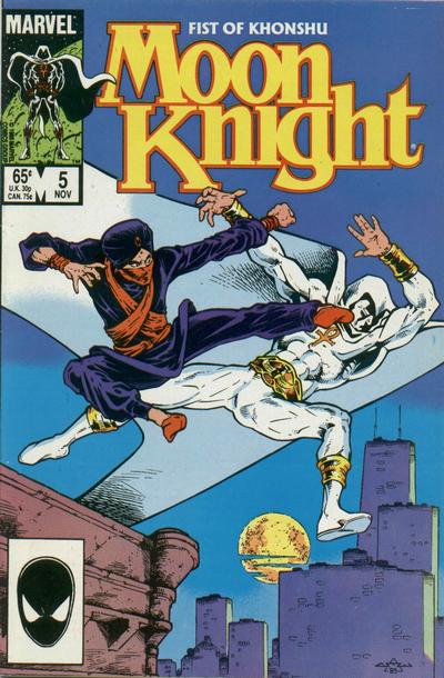 Cover for Moon Knight (Marvel, 1985 series) #5 [Direct]