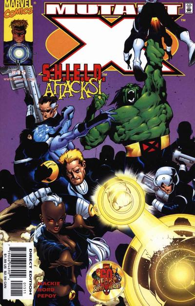 Cover for Mutant X (Marvel, 1998 series) #15