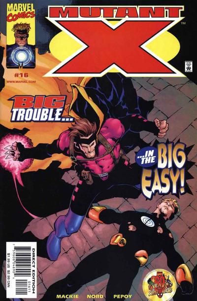 Cover for Mutant X (Marvel, 1998 series) #16