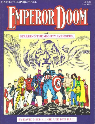 Cover for Marvel Graphic Novel: Emperor Doom - Starring the Mighty Avengers (Marvel, 1987 series) 
