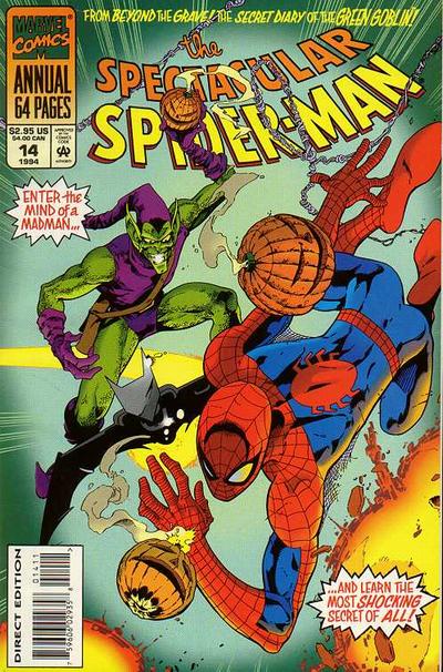 Cover for The Spectacular Spider-Man Annual (Marvel, 1979 series) #14 [Direct Edition]