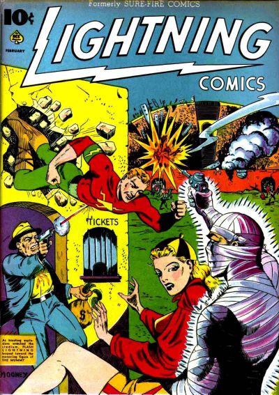 Cover for Lightning Comics (Ace Magazines, 1940 series) #v1#5