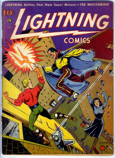 Cover for Lightning Comics (Ace Magazines, 1940 series) #v2#1