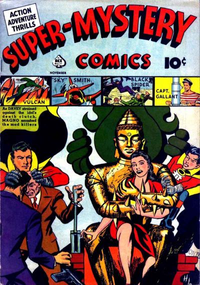 Cover for Super-Mystery Comics (Ace Magazines, 1940 series) #v1#4