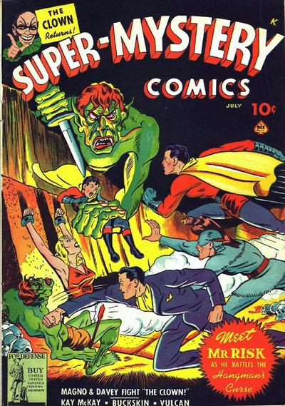 Cover for Super-Mystery Comics (Ace Magazines, 1940 series) #v3#2