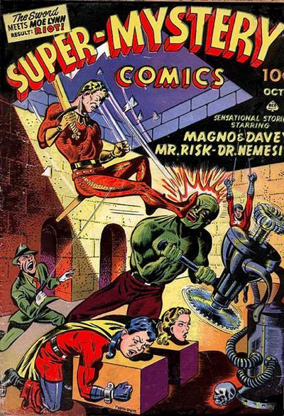 Cover for Super-Mystery Comics (Ace Magazines, 1940 series) #v3#6