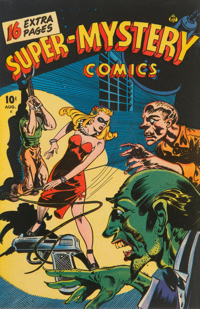Cover for Super-Mystery Comics (Ace Magazines, 1940 series) #v6#1