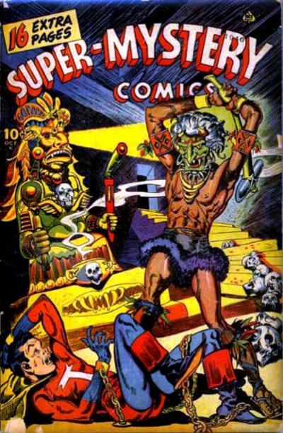 Cover for Super-Mystery Comics (Ace Magazines, 1940 series) #v6#2