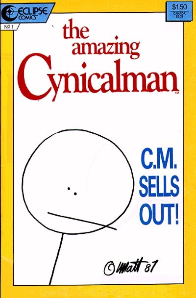 Cover for The Amazing Cynicalman (Eclipse, 1987 series) #1