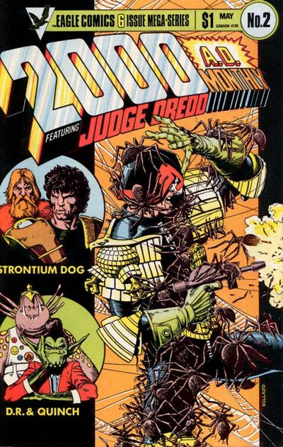 Cover for 2000 A.D. [2000 A.D. Monthly] (Eagle Comics, 1985 series) #2