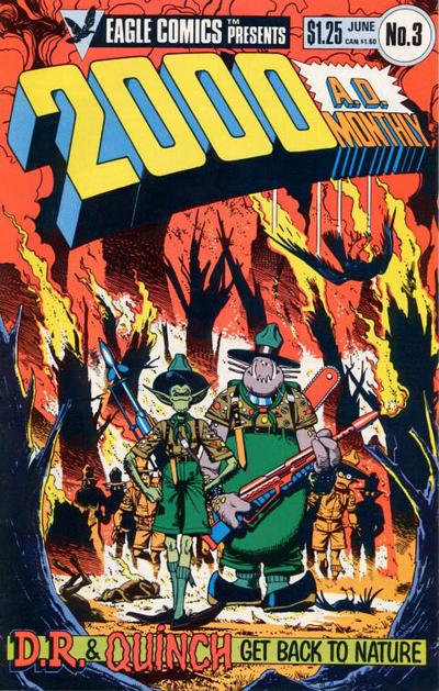 Cover for 2000 A.D. (Eagle Comics, 1986 series) #3