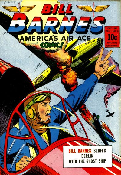 Cover for Bill Barnes, America's Air Ace Comics (Street and Smith, 1941 series) #v1#8