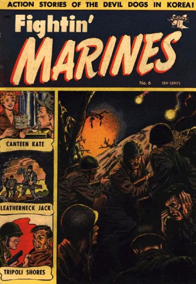 Cover for Fightin' Marines (St. John, 1951 series) #6