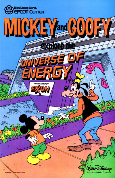 Cover for Mickey and Goofy Explore the Universe of Energy (Disney, 1985 series) 