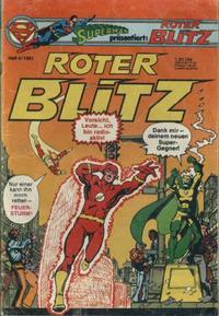 Cover for Roter Blitz (Egmont Ehapa, 1976 series) #4/1981