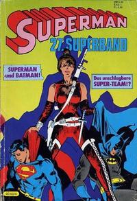 Cover for Superman Superband (Egmont Ehapa, 1973 series) #27