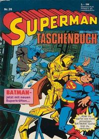 Cover Thumbnail for Superman Taschenbuch (Egmont Ehapa, 1976 series) #39
