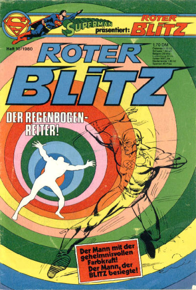Cover for Roter Blitz (Egmont Ehapa, 1976 series) #10/1980