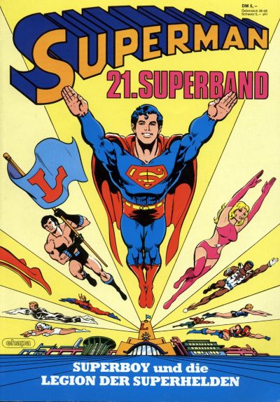 Cover for Superman Superband (Egmont Ehapa, 1973 series) #21