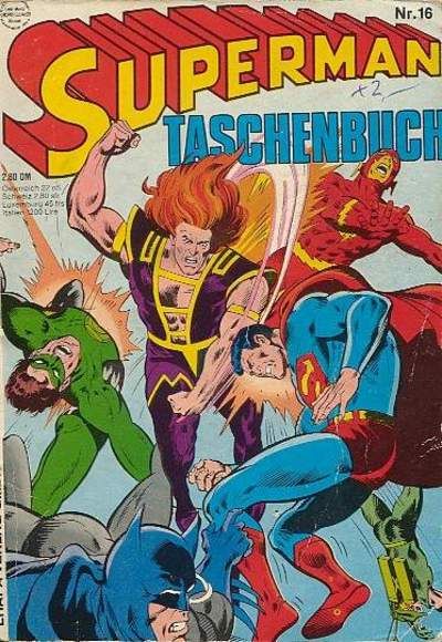 Cover for Superman Taschenbuch (Egmont Ehapa, 1976 series) #16