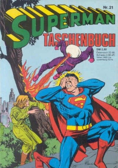 Cover for Superman Taschenbuch (Egmont Ehapa, 1976 series) #21