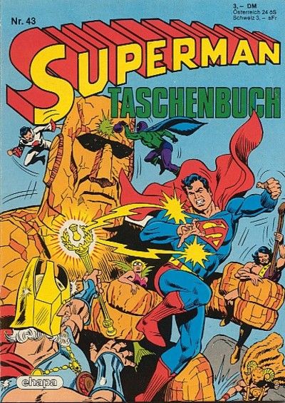 Cover for Superman Taschenbuch (Egmont Ehapa, 1976 series) #43