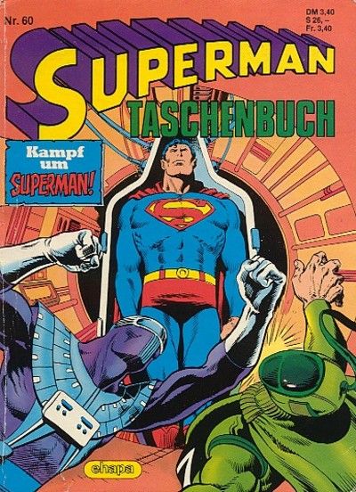 Cover for Superman Taschenbuch (Egmont Ehapa, 1976 series) #60