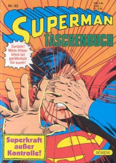 Cover for Superman Taschenbuch (Egmont Ehapa, 1976 series) #62