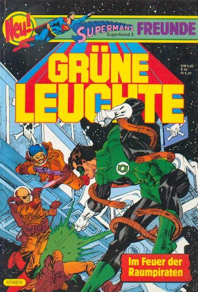 Cover for Supermans Freunde (Egmont Ehapa, 1984 series) #3 - Grüne Leuchte