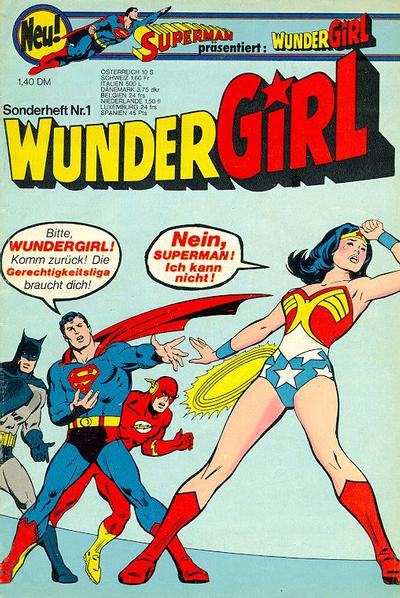 Cover for Wundergirl (Egmont Ehapa, 1976 series) #1
