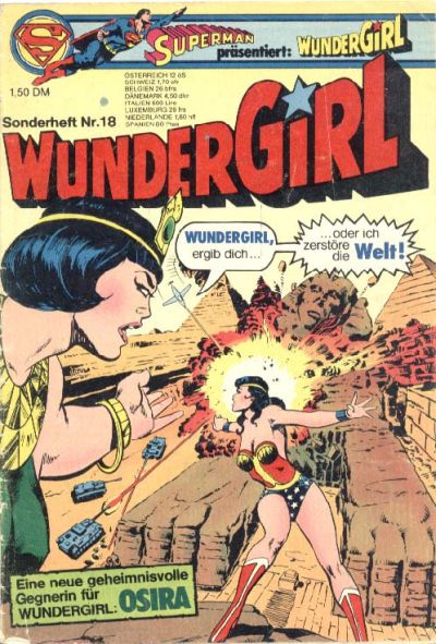 Cover for Wundergirl (Egmont Ehapa, 1976 series) #18