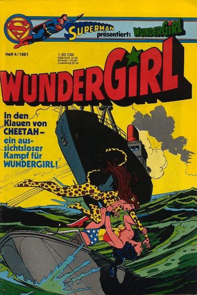 Cover for Wundergirl (Egmont Ehapa, 1976 series) #4/1981