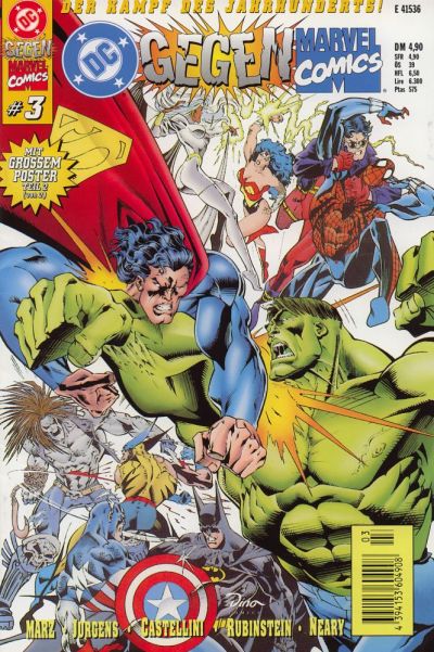 Cover for DC gegen Marvel Comics (Dino Verlag, 1996 series) #3