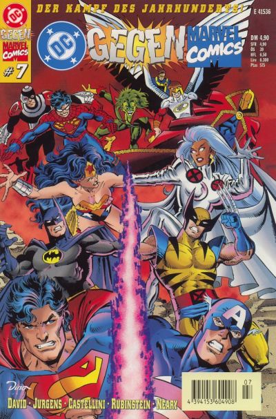 Cover for DC gegen Marvel (Dino Verlag, 1996 series) #7