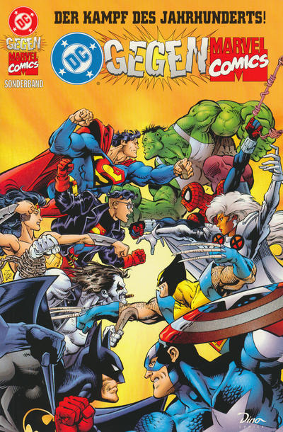 Cover for DC gegen Marvel Sonderband (Dino Verlag, 1996 series) #2 - Der Kampf des Jahrhunderts!