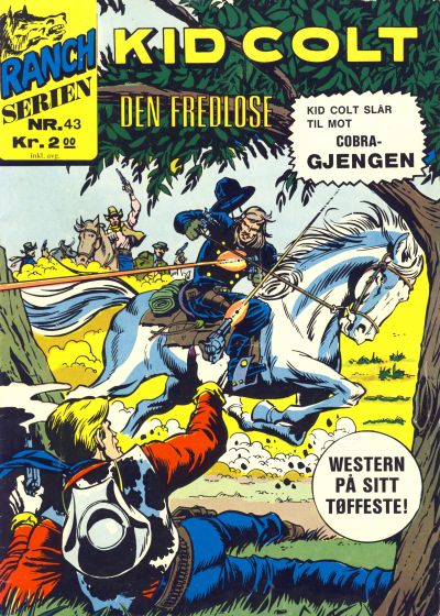 Cover for Ranchserien (Illustrerte Klassikere / Williams Forlag, 1968 series) #43