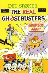 Cover Thumbnail for The Real Ghostbusters (Atlantic Forlag, 1988 series) #8/1989
