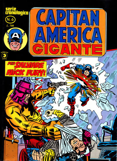 Cover for Capitan America Gigante (Editoriale Corno, 1980 series) #6